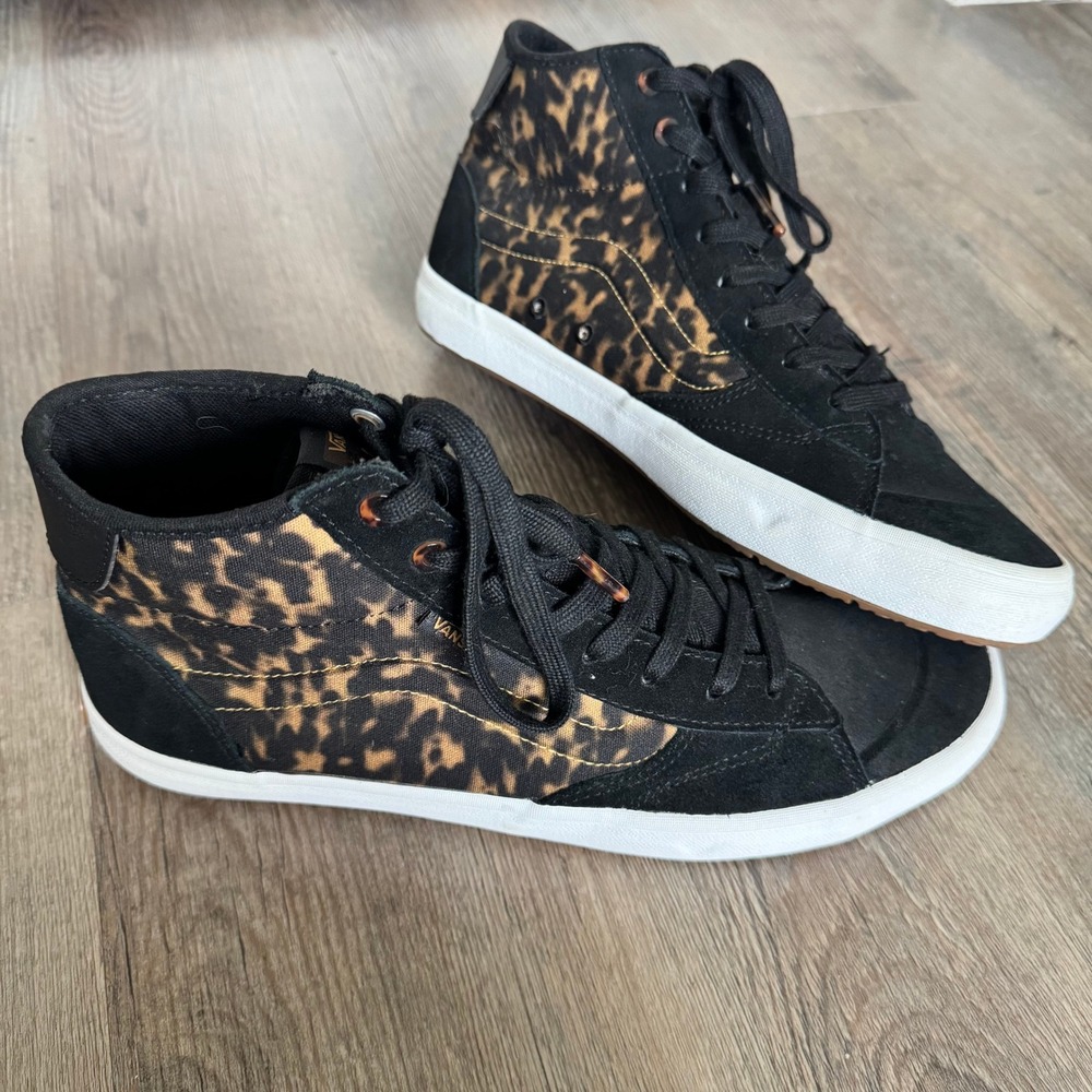 Vans The Lizzie Black Tortoise Skate Shoes Mens 11 Vans Off The Wall Sneaker